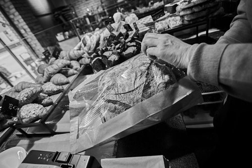 Italian bread, focaccia, ciabatta